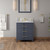 30" Blue Steel Katara Vanity | VN2KAT-30-BS-NT | Jeffrey Alexander
