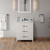 HARDWARE-VN2KAT-30-WH-NT - 30" White Katara Vanity, VN2KAT-30-WH-NT - Jeffrey Alexander