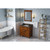 36" Chocolate Chatham Vanities | VN2CHA-36-CH-NT | Jeffrey Alexander