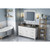 HARDWARE-VN2CHA-60SWH-NT - 60" White Chatham Vanity, VN2CHA-60SWH-NT - Jeffrey Alexander