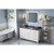 HARDWARE-VN2CHA-60SWH-NT - 60" White Chatham Vanity, VN2CHA-60SWH-NT - Jeffrey Alexander