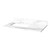 HARDWARE-VKITPER36WHCQR - 36" White Percival Vanity, left offset, Calacatta Vienna Quartz Vanity Top, undermount rectangle bowl, VKITPER36WHCQR - Jeffrey Alexander