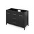 48" Black Katara Vanity, White Carrara Marble Vanity Top, undermount rectangle bowl | VKITKAT48BKWCR | Jeffrey Alexander