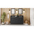 60" Black Theodora Vanity, double bowl, Black Granite Vanity Top, two undermount rectangle bowls | VKITTHE60BKBGR | Jeffrey Alexander