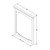 28" W x 1-1/2" D x 34" H Chocolate Chatham mirror | MIR2CHA-28-CH | Jeffrey Alexander