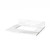24" White Wavecrest Vanity, Calacatta Vienna Quartz Vanity Top, undermount rectangle bowl | VKITWAV24WHCQR | Jeffrey Alexander