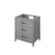 HARDWARE-VKITKAT30GRWCR - 30" Grey Katara Vanity, White Carrara Marble Vanity Top, undermount rectangle bowl, VKITKAT30GRWCR - Jeffrey Alexander