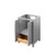 24" Black Cade Vanity, Calacatta Vienna Quartz Vanity Top, undermount rectangle bowl | VKITCAD24BKCQR | Jeffrey Alexander