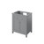 30" Grey Chatham Vanity, Calacatta Vienna Quartz Vanity Top, undermount rectangle bowl | VKITCHA30GRCQR | Jeffrey Alexander