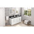60" White Cade Vanity, double bowl | VN2CAD-60-WH-NT | Jeffrey Alexander