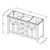 HARDWARE-VN2CHA-60-CH-NT - 60" Chocolate Chatham Vanity, double bowl, VN2CHA-60-CH-NT - Jeffrey Alexander