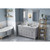 HARDWARE-VN2CHA-60-GR-NT - 60" Grey Chatham Vanity, double bowl, VN2CHA-60-GR-NT - Jeffrey Alexander