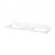 60" Weathered Grey Wavecrest Vanity, double bowl, Calacatta Vienna Quartz Vanity Top, two undermount rectangle bowls | VKITWAV60WGCQR | Jeffrey Alexander