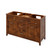 HARDWARE-VKITCHA60CHCQR - 60" Chocolate Chatham Vanity, double bowl, Calacatta Vienna Quartz Vanity Top, two undermount rectangle bowls, VKITCHA60CHCQR - Jeffrey Alexander
