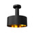 CMC2 12in PAN SHADE, BLACK/GOL | CMC2-PS12-BG | Westgate | Westgate at lightingandsupplies.com