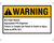 Ideal Industries 44-893 Warning Label, NEC Arc Flash, 5" x 7", Adhesive