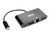Tripplite TRPU444-06N-H4GUBC TRIPPLITE USB-C TO HDMI, 4K,USB3, GBE, PD CHG-BLK