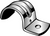 Minerallac MED55SS 1 Hole Strap Type 304 Stainless Steel