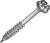 Minerallac 60160 Concrete Screw Blue Climaseal Coating Steel