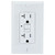 USI Electric G1320TRWH 20 Amp GFCI Receptacle Duplex Outlet Protection, White