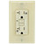 USI Electric G1420TWRIV 20 Amp GFCI Weather Resistant Outdoor Receptacle Duplex Outlet Protection, Ivory