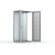 nVent Hoffman MCD20086R5 Modular Double Door, MCD, 2000x800x600mm, Light Gray, Mild Steel