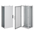 nVent Hoffman PP1265 ProLine Industrial Packages Type 12, 1200x600x500, Lt Gray, Steel