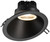 LRG6-3018K-HO-6RSL-BK - 6" 30¡ Sloped Round Regressed Gimbal HO 18W Dim To Warm 30-18K Black 38¡ Type IC Air-Tight Wet CRI 90+ - Lotus LED Lights
