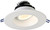 LRG6-50K-HO-WH - 6" Round Regressed Gimbal HO 18W LED 5000K White 38¡ 1700 lm Type IC Air-Tight Wet ES CRI 90+ - Lotus LED Lights