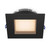 LL6SR-27K-BK - 6" Square Regressed Plenum 18W LED 2700K Black 95¡ 1100 lm Type IC Air-Tight Wet ES CRI 90+ - Lotus LED Lights