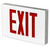 Best Lighting Products KXTEU2RAWSDT2C-277-TP Die-Cast Aluminum Exit Sign, Double Face, Red Letter, AC Only, Self Diagnostics, Tamper Proof