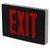 Best Lighting Products KXTEU1RABSDT2C-277-TP Die-Cast Aluminum Exit Sign, Single Face, Red Letter, AC Only, Self Diagnostics, Tamper Proof