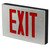 Best Lighting Products KXTEU1RBASDT2C-277-USA Die-Cast Aluminum Exit Sign, Single Face, Red Letter, AC Only, Self Diagnostics
