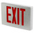 Best Lighting Products KXTEU3RWA2C-277-TP Die-Cast Aluminum Exit Sign, Universal Face, Red Letter, AC Only, Tamper Proof