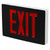 Best Lighting Products KXTEU3RWB2C-120-TP-USA Die-Cast Aluminum Exit Sign, Universal Face, Red Letter, AC Only, Tamper Proof