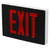 Best Lighting Products KXTEU3RWB2C-277-TP-USA Die-Cast Aluminum Exit Sign, Universal Face, Red Letter, AC Only, Tamper Proof