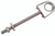 Chrome Zinc BOW EYE 3/8"X3" (3-079133-1)