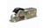 Coupler, 2" Ball, 3" Straight Tongue, 7000lb, Zinc Plated, Stamped, Demco EZ Latch, Composite Handle, 3-Bolt  (263340)