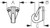 Chrome Brass FENDER HOOK 1/8" LINE (672510-1)
