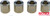 KIT 4 COLLAR, IMPELLER HOUSING (REC91555-ZV5-000)