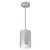 NYLM-5ST40XSSLE4/24 - 5 in. iLENE 24 in. Stem Mount Mini Cylinder, 2000lm - 40W - 4000K - Silver - 120V Triac & ELV & 0-10V & 277V 0-10V Dimming - Nora Lighting
