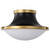 60-7905 - LAFAYETTE 1 LIGHT 14" FLUSH - Nuvo
