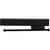 Matte Black 12" Sliding Valet Rod | 295W-MB | Hardware Resources