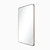 24" W x 1" D x 30" H Satin Nickel Rounded Rectangle Metal Frame Mirror | VMIR-METR-24SN | Jeffrey Alexander