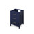 24" Hale Blue Katara Vanity, White Quartz Vanity Top, undermount rectangle bowl | VKITKAT24BLWQR1 | Jeffrey Alexander
