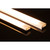 HARDWARE-LS6PF24V21B09W4 - 18-7/16" Premium Flat Linear Fixture, Single-White, Fits 21" Wall Cabinet, 738 Lumen/Fixture, 9 Watt, Cool White 4000K, 600 Lm/Ft, Black, LS6PF24V21B09W4 - Task Lighting