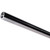 90" Lighted Closet Rod Profile, Frosted Lens, Black | L-LCR-FR90-BK | Task Lighting