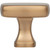 HARDWARE-663SBZ - Griffin 1-3/8" Length Square Knob, 663SBZ - Jeffrey Alexander