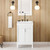 Theodora 24" Single Bathroom Vanity Set | VKITTHE24WHRER | Jeffrey Alexander