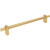 Larkin Knurled Ends 12" Center-to-Center Appliance Pull | 698-12BG | Jeffrey Alexander